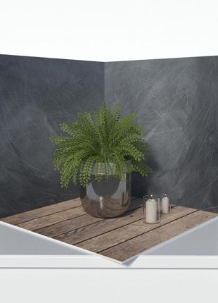 Пластиковый угловой 3d фотофон, polyplast 40x40x40см - №61007