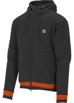 Худі з капюшоном і блискавкою yato розм.l, 2 кишен чорно-червоний матеріал 80%-бав, 20%-поліест yt-79217