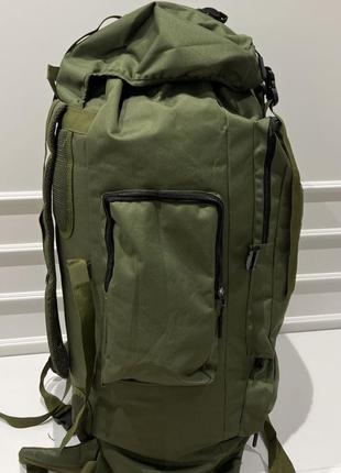 Найкращий військовий штурмовий рюкзак для армії чоловічий 70 л,сумка баул кордура з карематом мультикам для спк8 фото