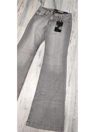 Фирменные джинсы прямые клеш палаццо брюки штаны3 фото