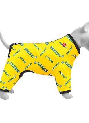 Вітровка для собак waudog clothes, малюнок "сміливість", s30, в 57-59 см, с 44-46 см2 фото