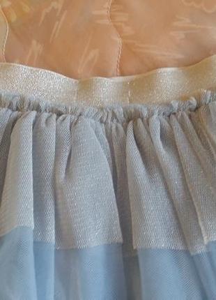 Нарядная фатиновая юбка на 3-4 года2 фото