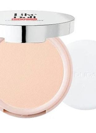 Компактная пудра для лица pupa like a doll compact powder spf 15, 01 porcelain, 10 г