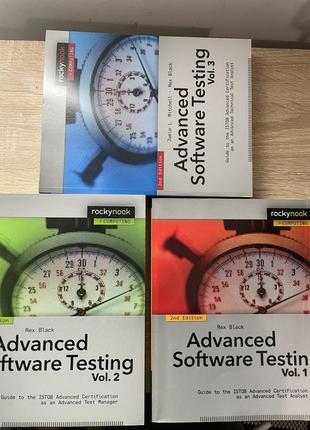 Набір книг “advanced software testing”1 фото