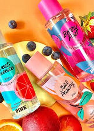 Спрей міст для тіла victorias secret pink fresh-pressed body mist обмежений випуск