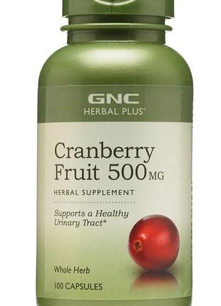 Спеціальний продукт gnc cranberry fruit 100 капсул (4384303350)1 фото