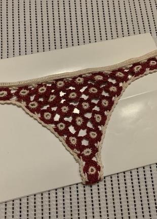 Трусики стринги ручной работы
