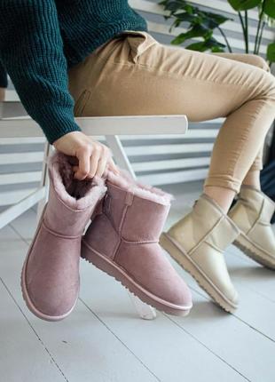 Ugg mini bailey bow pink🆕 шикарные женские угги🆕купить наложенный платёж3 фото