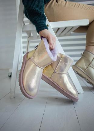 Ugg mini bailey bow gold🆕 шикарные женские угги🆕купить наложенный платёж2 фото