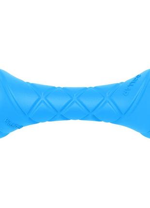 Ігрова гантель для апортировки pitchdog, довжина 19 см, діаметр 7 см блакитний3 фото