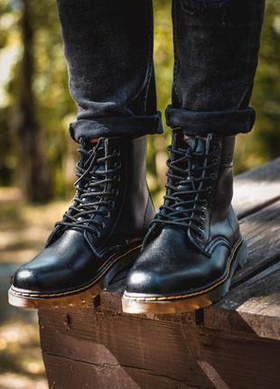 Черевики dr. martens 1460 black без меха ботинки3 фото