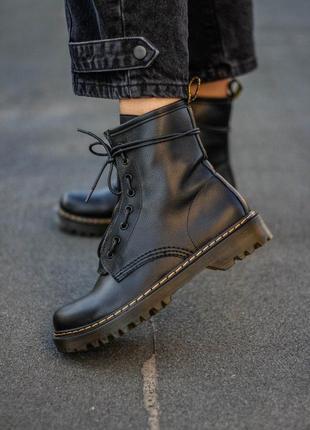 Ботинки dr. martens 1460 black lux черевики3 фото