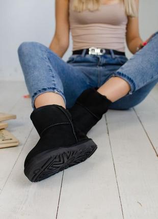 Ugg mini classic black 🆕 шикарные женские угги 🆕купить наложенный платёж