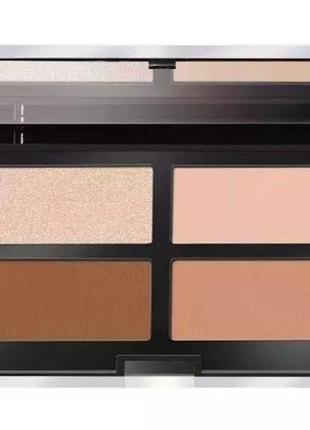 Палета для контурування обличчя pupa contouring & strobing palette  002 medium skin, 17.5 г