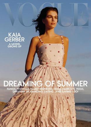 Журнал vogue usa (june-july 2021), кая гербер, журналы вог сша мода-стиль1 фото