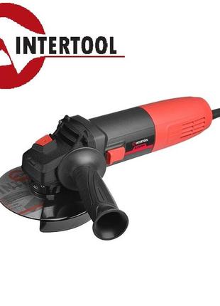 Шліфмашина кутова 850 вт, діаметр круга 125 мм, 11 000 обхв intertool wt-0221