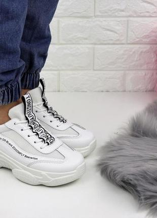 Жіночі кросівки fashion tinoa 1151 36 розмір 23 см білий