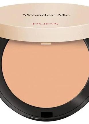 Компактна пудра для обличчя pupa wonder me powder-no-powder, 020 nude, 6.5 г