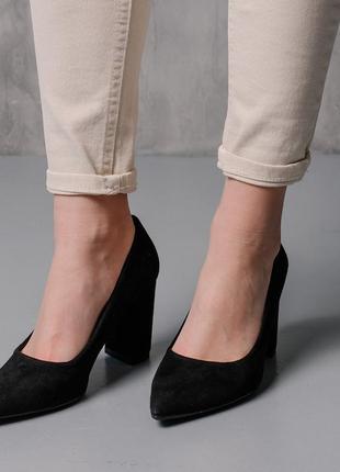 Женские туфли fashion sophie 3990 36 размер 23 см черный1 фото