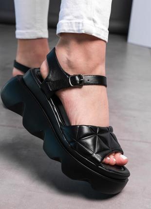 Женские сандалии fashion penny 3605 39 размер 25 см черный4 фото