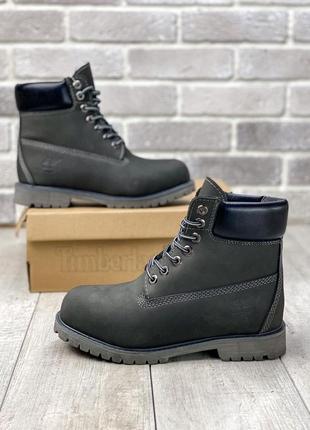 Женские коричневые ботинки timberland classic boot brown2 фото