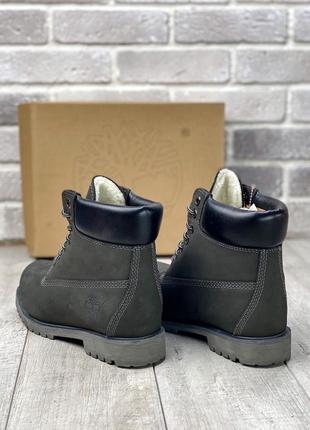 Женские коричневые ботинки timberland classic boot brown6 фото