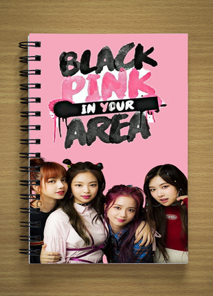 Блокнот скетчбук sketchbook kpop black pink1 фото