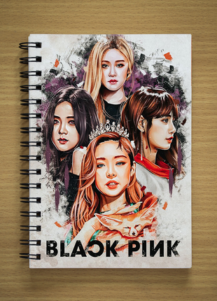 Блокнот скетчбук sketchbook kpop black pink1 фото