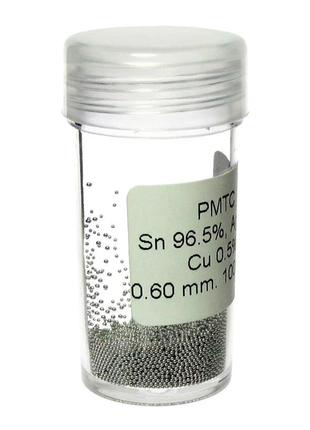 Шарики bga для накатки процессора mechanic sn96,5 0.60 mm 10000 шт