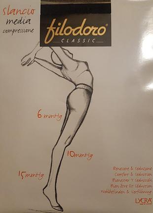 Компрессинные колготы filodoro slancio - media compressione - 70den