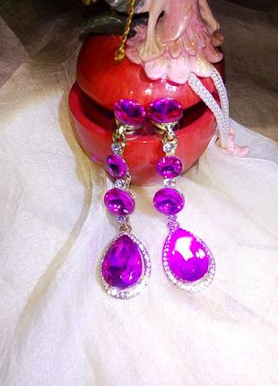 Серьги для вечернего выхода