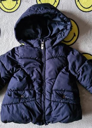 Детская куртка для девочки zara 12-18 мес