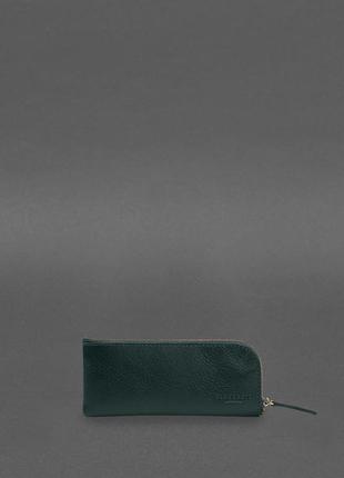 Кожаная карманная ключница 5.0 зеленая blanknote арт. bn-kl-5-malachite1 фото