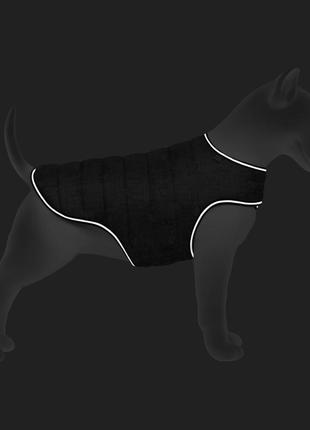 Курточка-накидка для собак waudog clothes, малюнок "супермен червоний", xxs, а 23 см, b 29-36 см, с 14-20 см5 фото