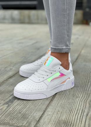 Женские кроссовки puma cali sport white/multi