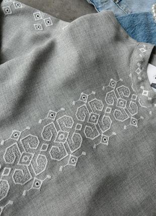 Рубашка с вышивкой от zara, в наличии ✅3 фото