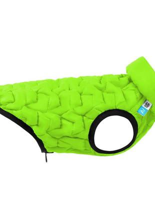 Куртка двостороння airyvest uni, розмір s 38, салатово-чорна
