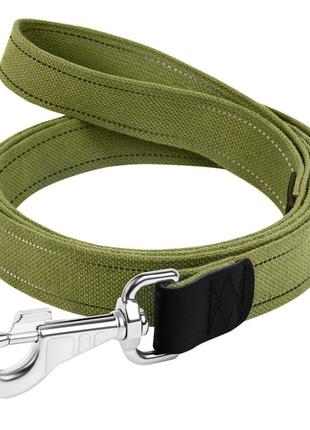 Повідець для собак бавовняна тасьма collar брезент (ширина 35мм, довжина 1000см)