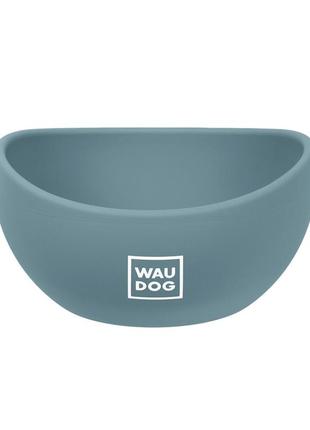 Миска waudog silicone, 250 мл сірий4 фото