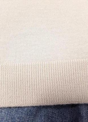 Шикарный пудровый свитер yves,шерсть+шелк6 фото