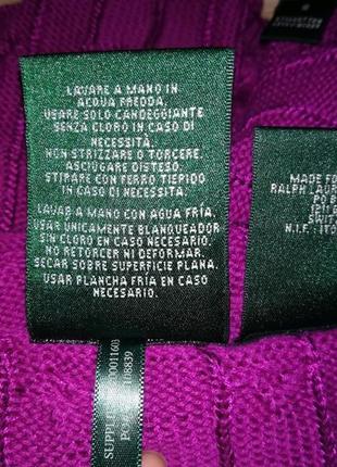 Шикарный свитер интересная вязка,ralph lauren оригинал4 фото