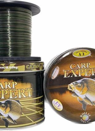 Жилка carp expert camou 1000м 0.25мм 8.6кг5 фото