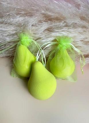 Спонж для нанесення макіяжу у вигляді фруктів "авокадо"