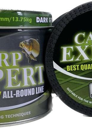 Жилка carp expert dark green 1200м 0.3мм 13.75кг2 фото