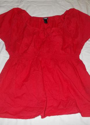 Алая кофточка h&m