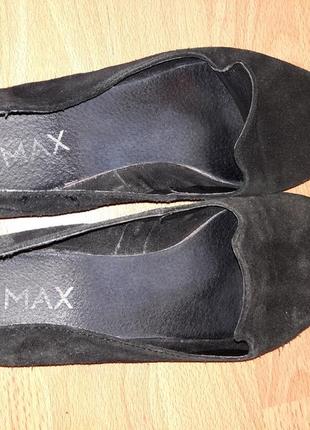 Балетки туфлі лофери натуральний замш