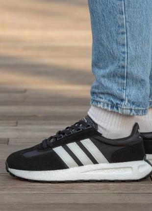 Кроссовки adidas retropy e5 black white