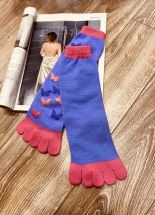 Яркие носочки с пальчиками5 фото