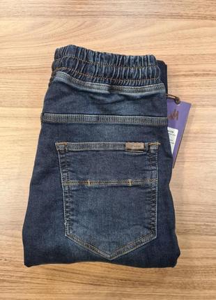 Мужские джинсы с резинкой (джоггеры)4 фото