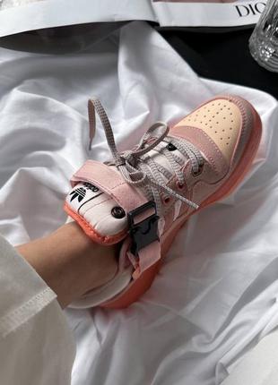 Жіночі кросівки adidas forum low x bad bunny “easter egg”3 фото